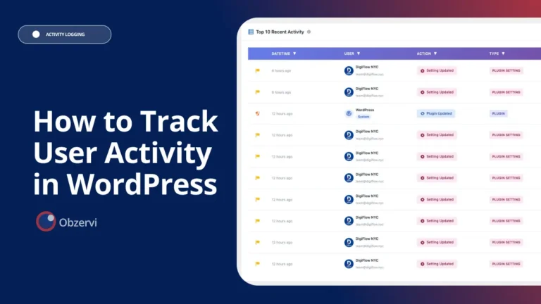 How to Track User Activity in WordPress