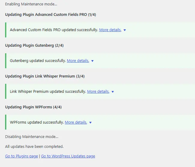 Plugin Updates