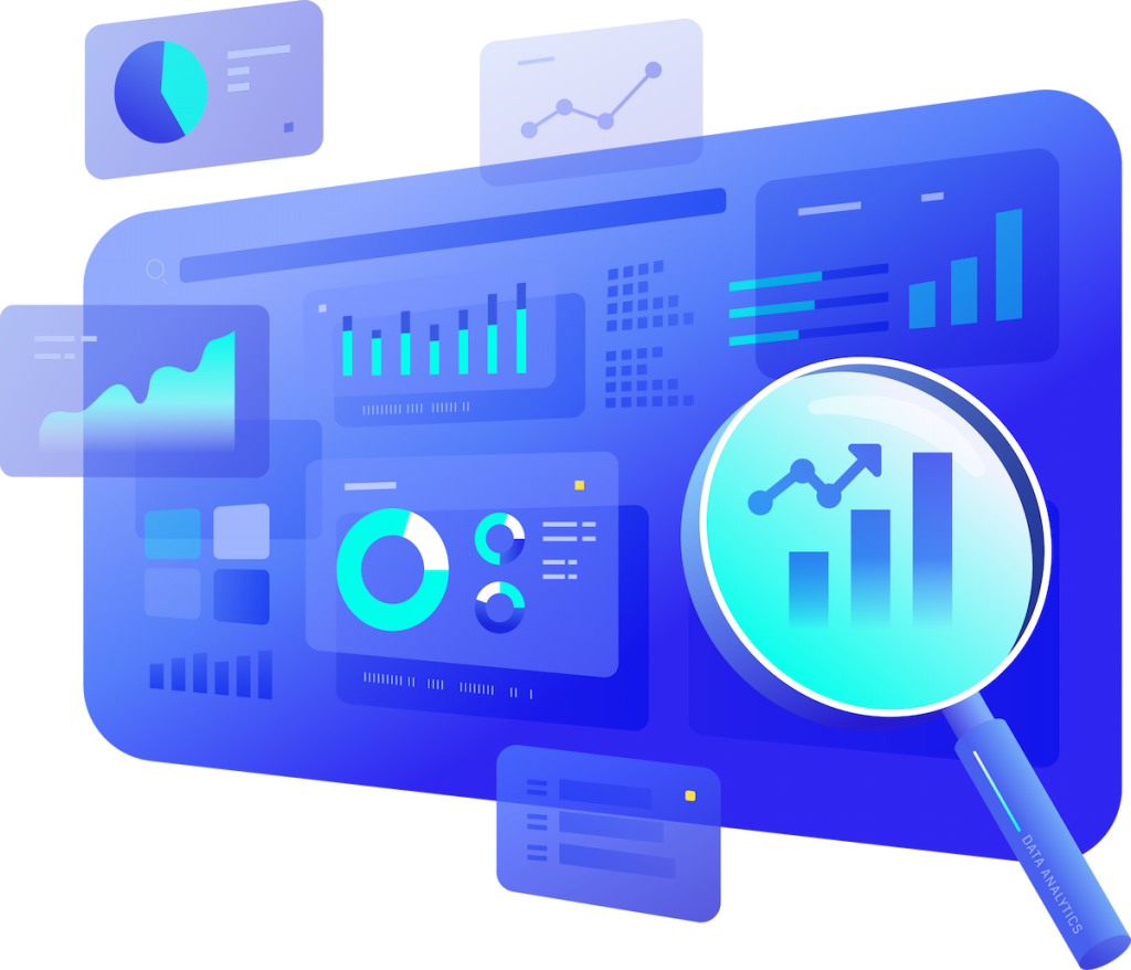 Data analytics concept illustration